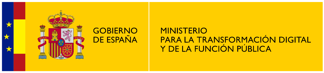 Ministerio para la Transfomación Digital y de la Función Pública