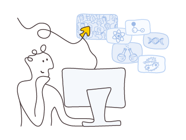 Presentación alegórica de un algoritmo