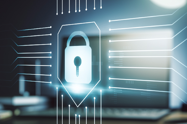 Candado con conexiones por todos los lados